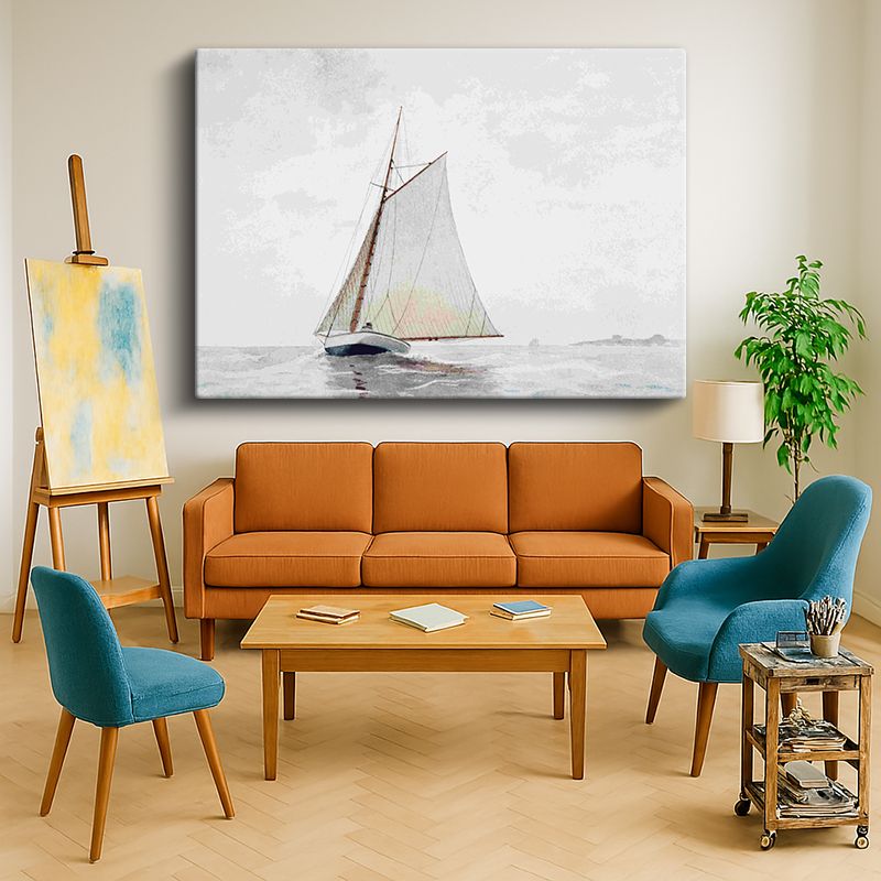 Ressam Kanvas Tablo 1084